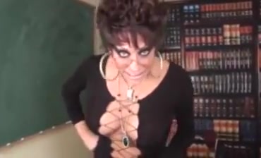 Hot sexy shemale teacher