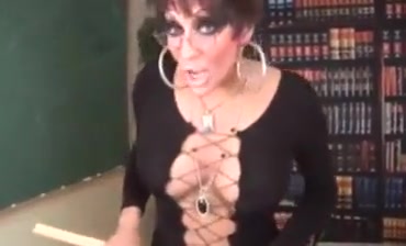 Hot sexy shemale teacher