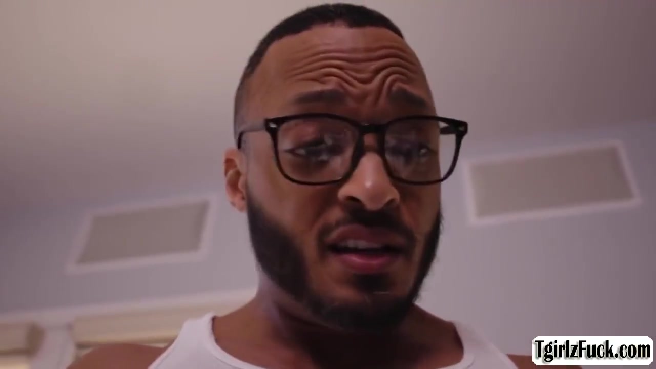 Sexy Transsexuals Interracial Threesome