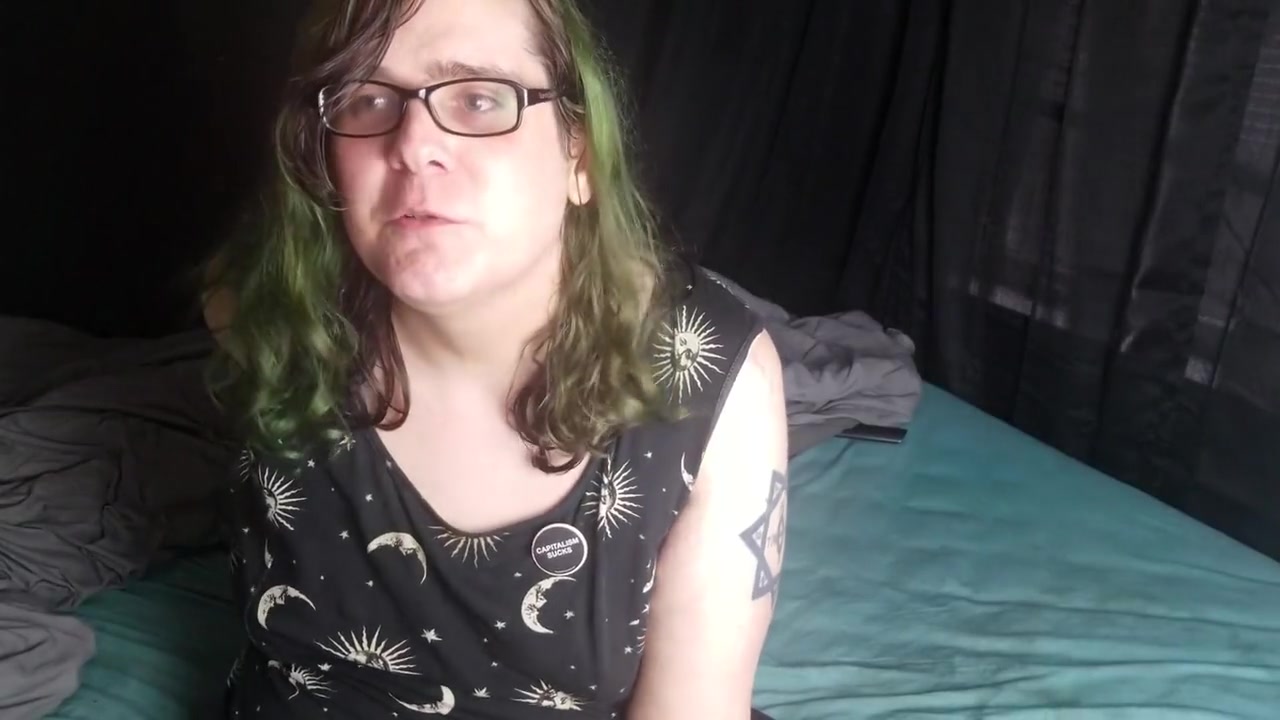 Trans Girl Seductively-ish Eats A Banana. (4k Uhd)