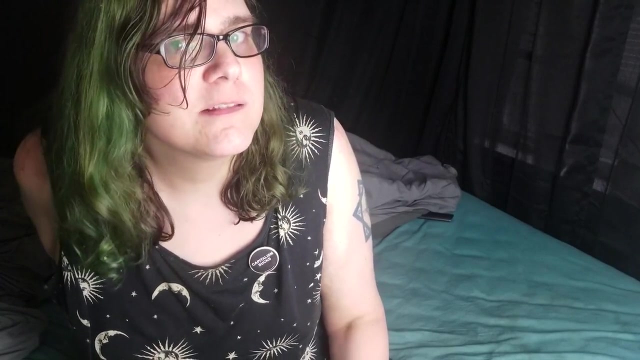Trans Girl Seductively-ish Eats A Banana. (4k Uhd)