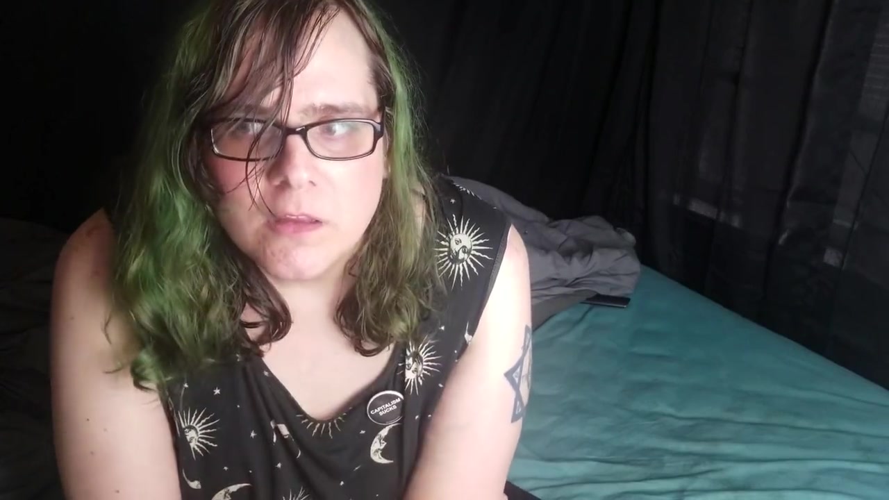 Trans Girl Seductively-ish Eats A Banana. (4k Uhd)