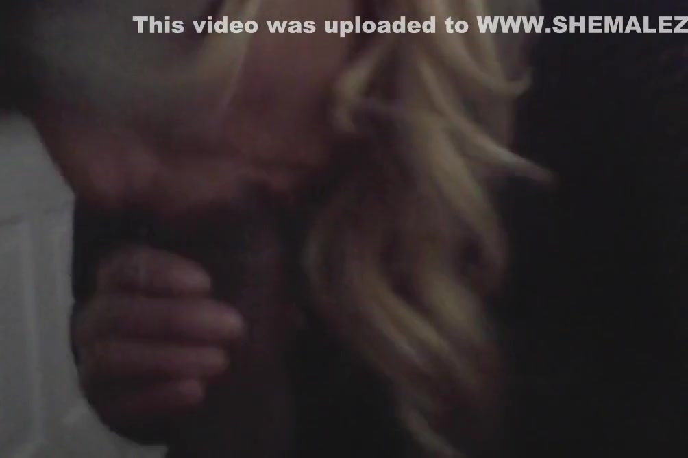 Blonde Sissy Swallows Bbc Cum