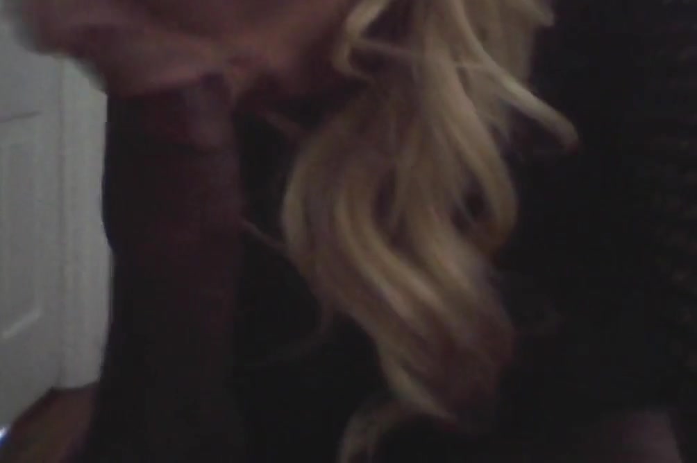 Blonde Sissy Swallows Bbc Cum
