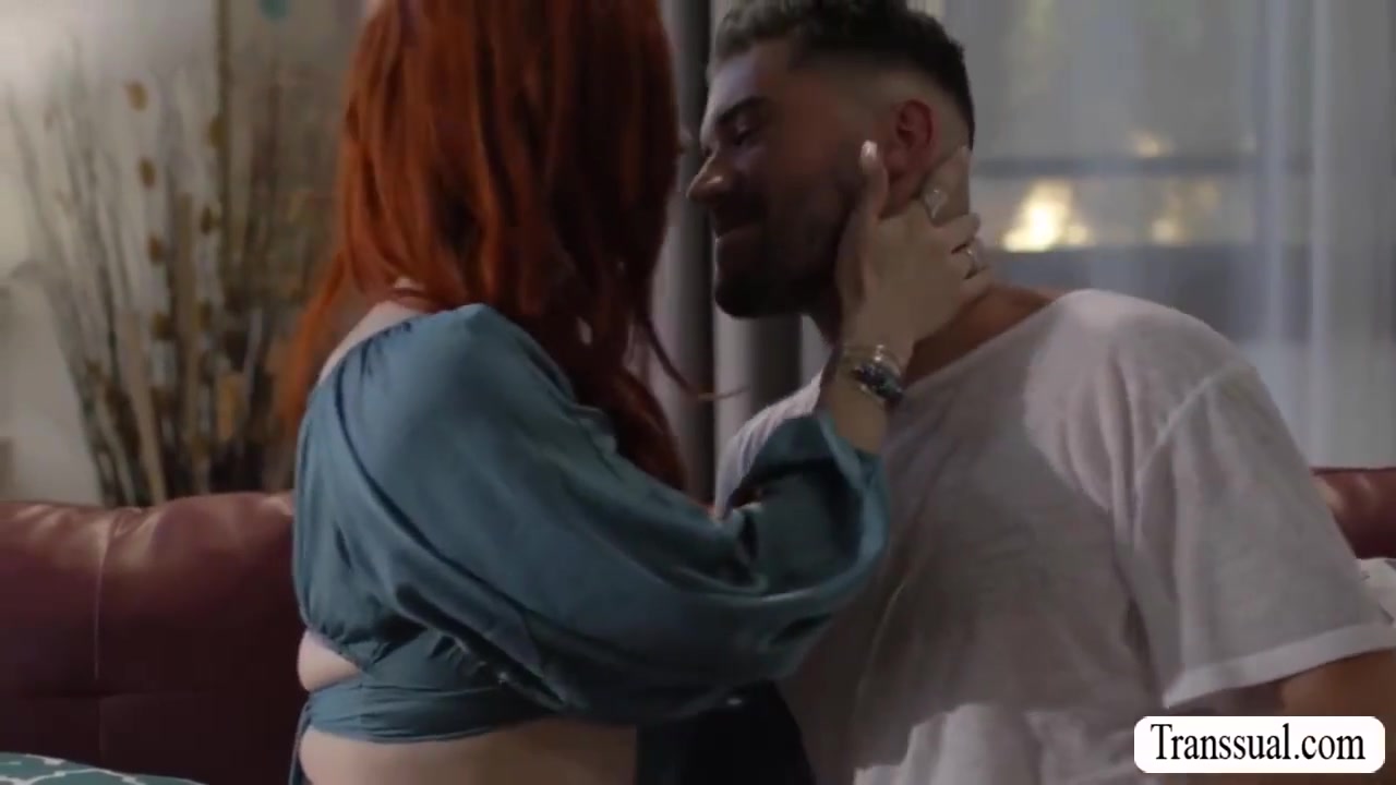 Redhead Slut Ts Barebacked By New Friend
