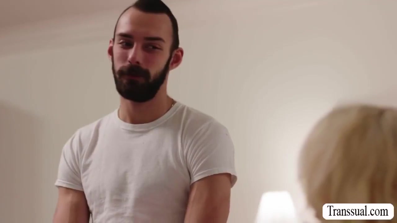 Busty Ts Blonde Barebacked By Boyfriend