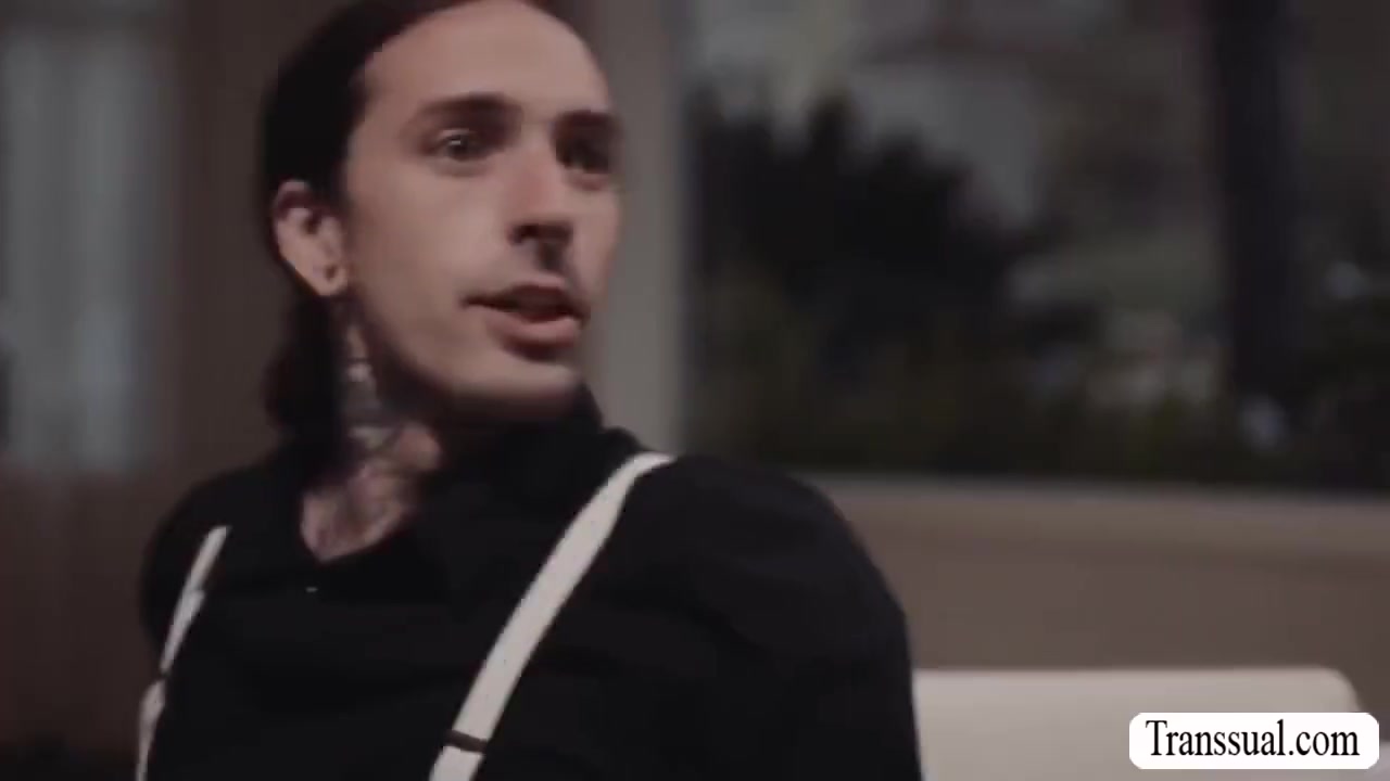Horny Ts Bareback Fucked By Tattooed Bf