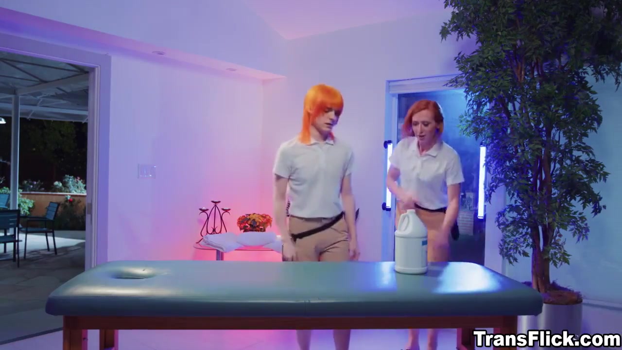 Gets Invited By And - Shiri Allwood, Holly Wood And Jean Hollywood