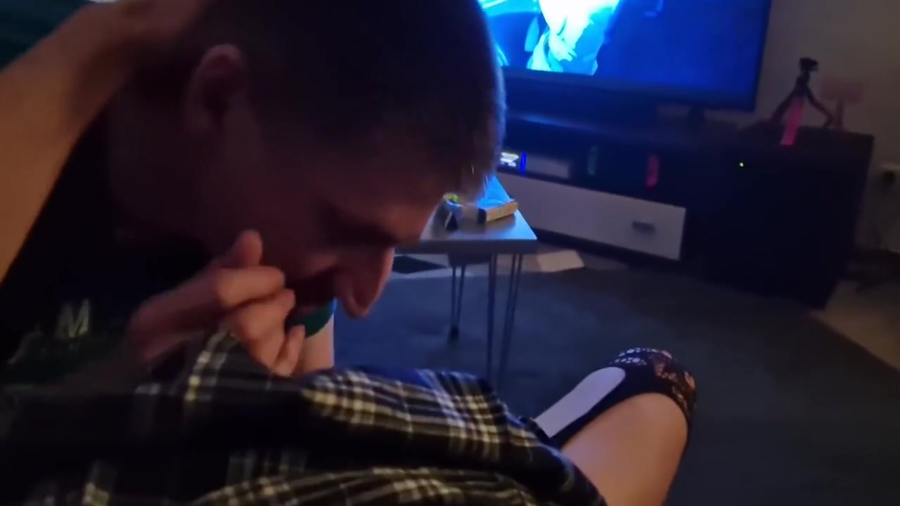 Oliage Gives A Blowjob To His Sissy Davine For The First Time
