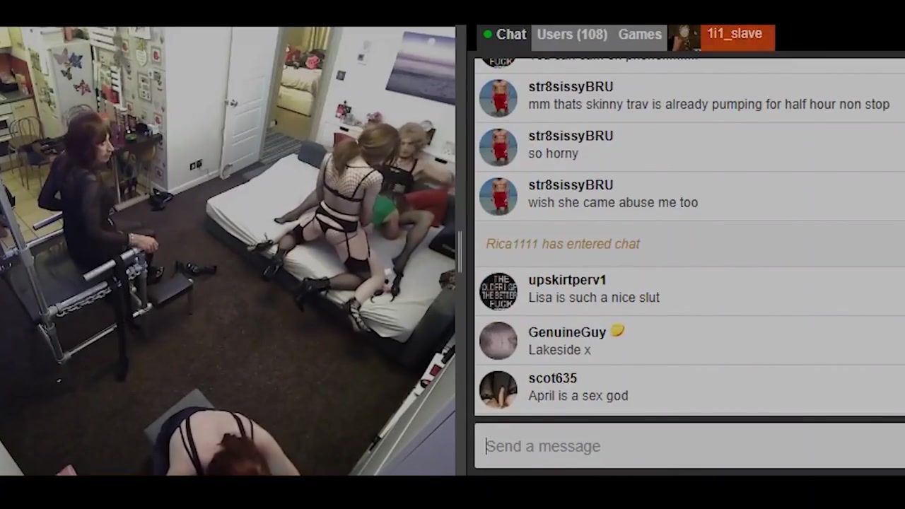 6 Tgirl Orgy Party - 2