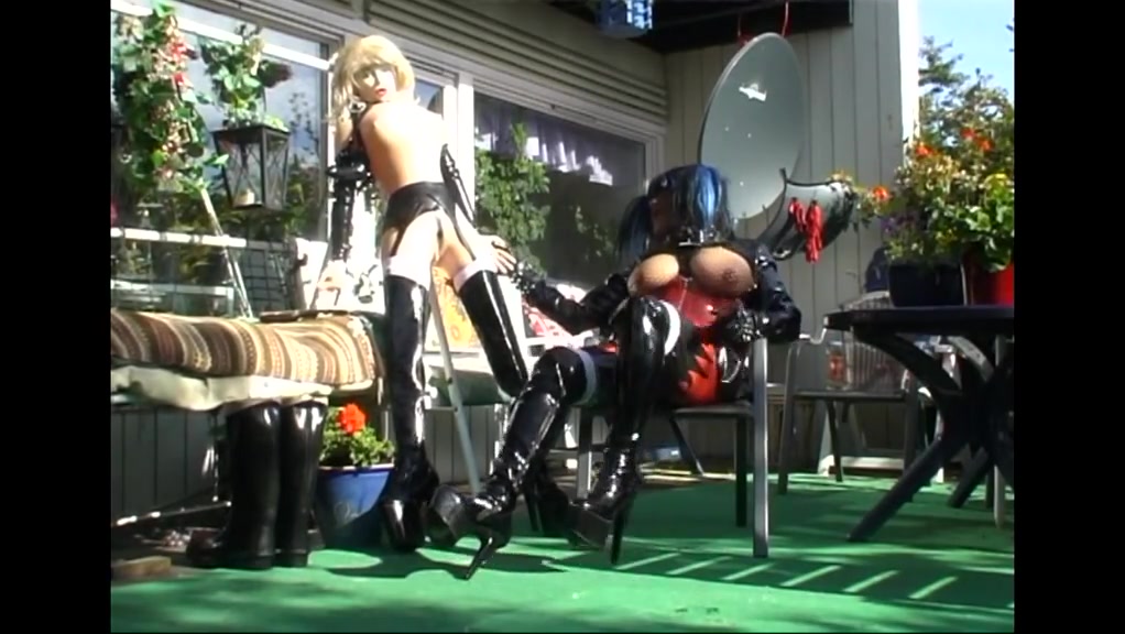 Hottest amateur shemale clip with Outdoor, Latex scenes
