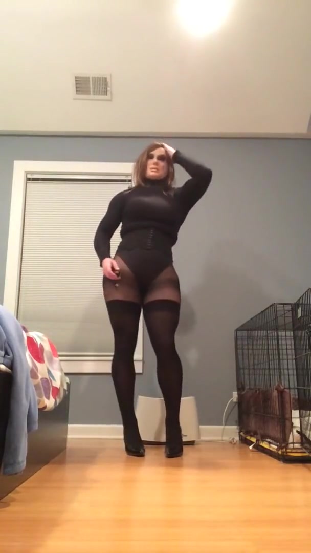 Michaelas Tight Dress (female Mask, Big Booty, Legs, Heels, Pantyhose, Trans, Crossdress)