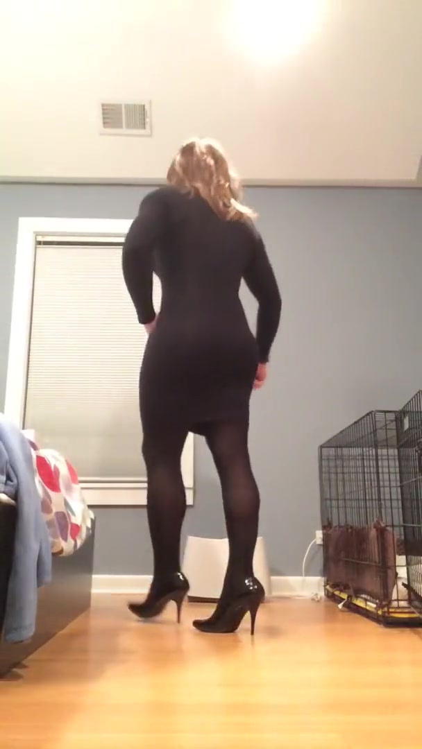 Michaelas Tight Dress (female Mask, Big Booty, Legs, Heels, Pantyhose, Trans, Crossdress)