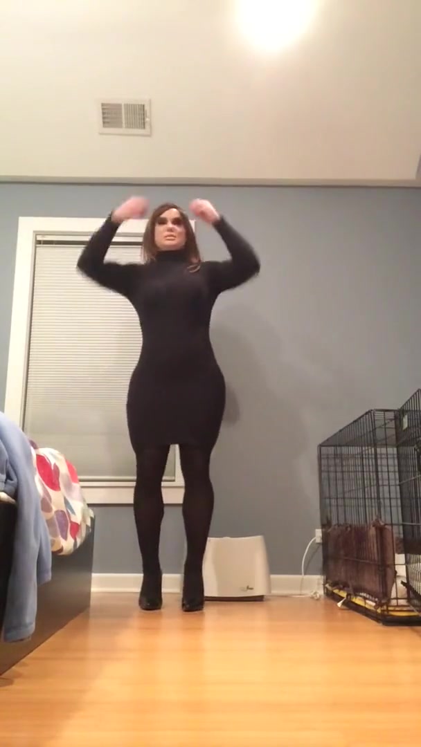 Michaelas Tight Dress (female Mask, Big Booty, Legs, Heels, Pantyhose, Trans, Crossdress)