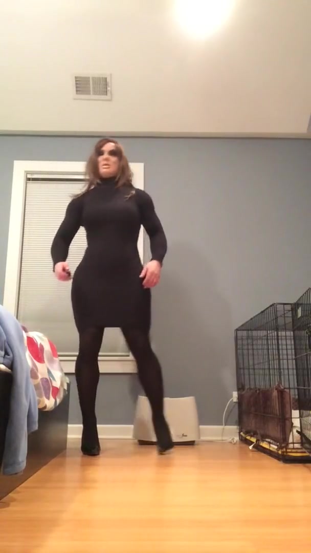 Michaelas Tight Dress (female Mask, Big Booty, Legs, Heels, Pantyhose, Trans, Crossdress)