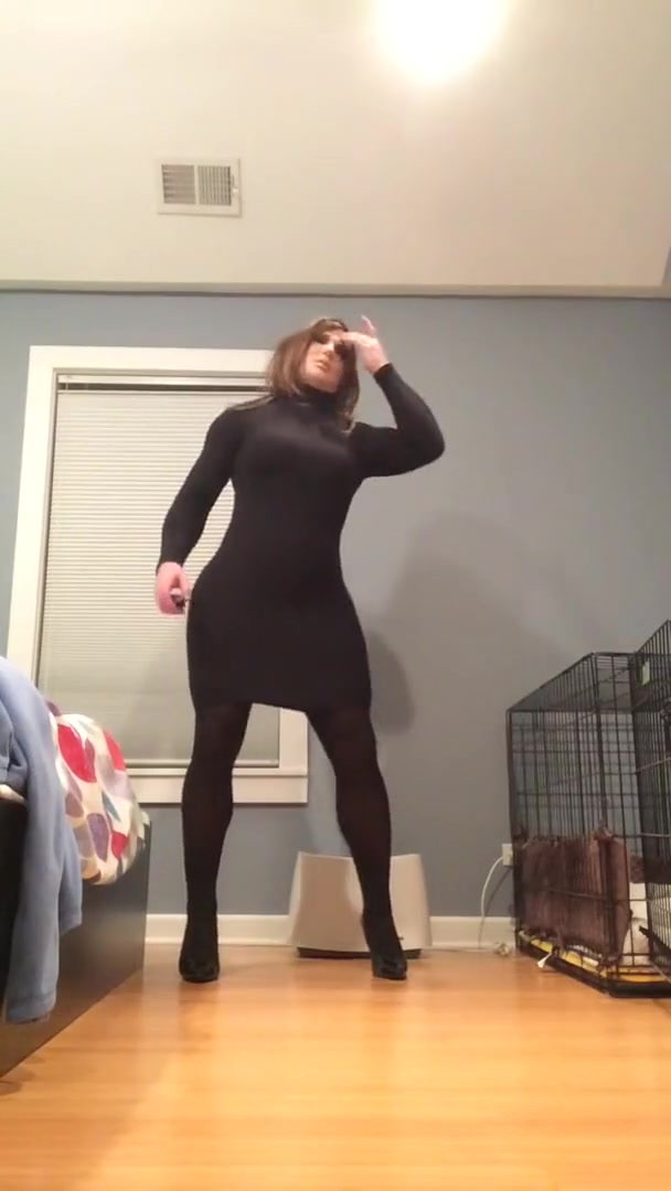 Michaelas Tight Dress (female Mask, Big Booty, Legs, Heels, Pantyhose, Trans, Crossdress)