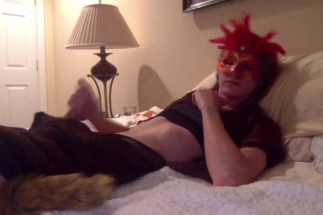Royal Fox teen 18+ Femboy Twink Plays With Himself And Takes Big Foxy Tail (and Forgets To Edit)