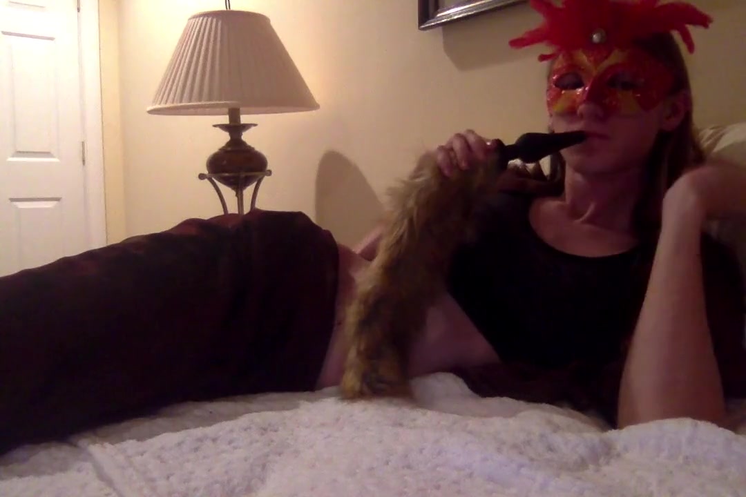 Royal Fox teen 18+ Femboy Twink Plays With Himself And Takes Big Foxy Tail (and Forgets To Edit)