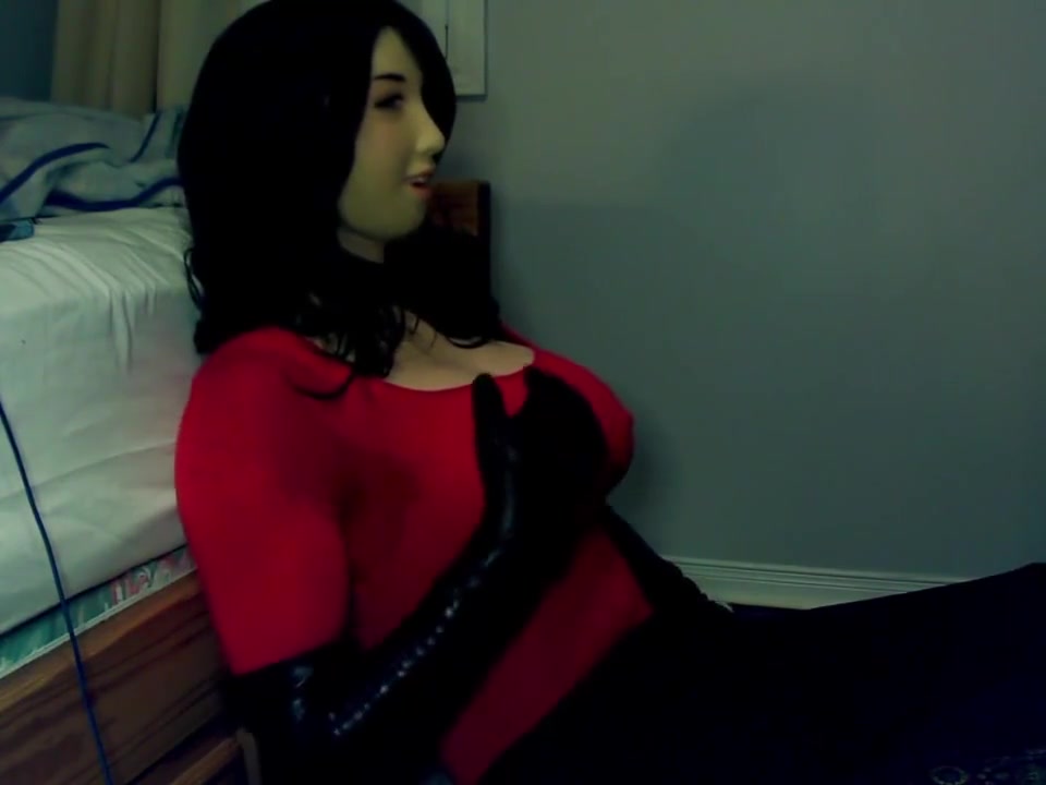 Forever Smiles Pt4! Female Mask Girl Happi Give Her Silicone Pussy A Rub!