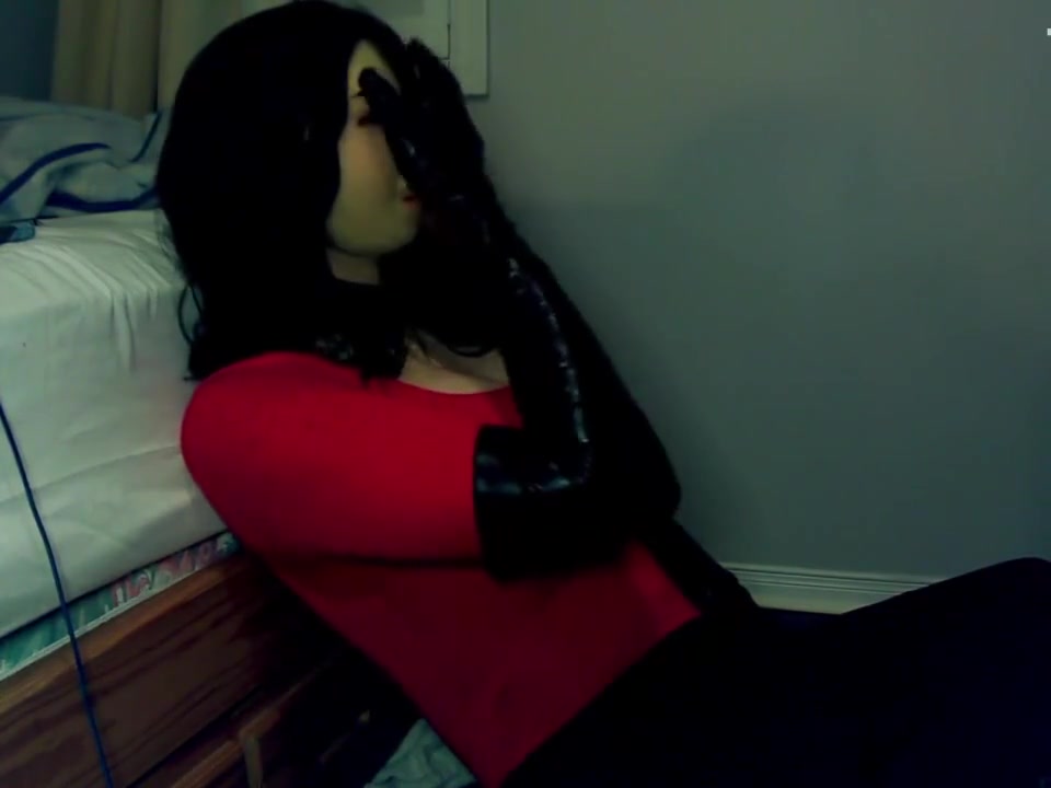 Forever Smiles Pt4! Female Mask Girl Happi Give Her Silicone Pussy A Rub!
