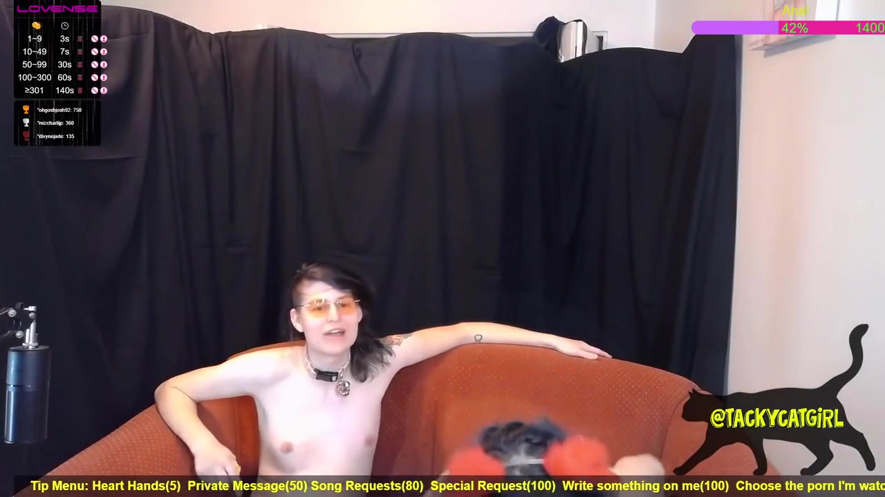 Trans Girl Lactates And Gets Blowjob On Cam