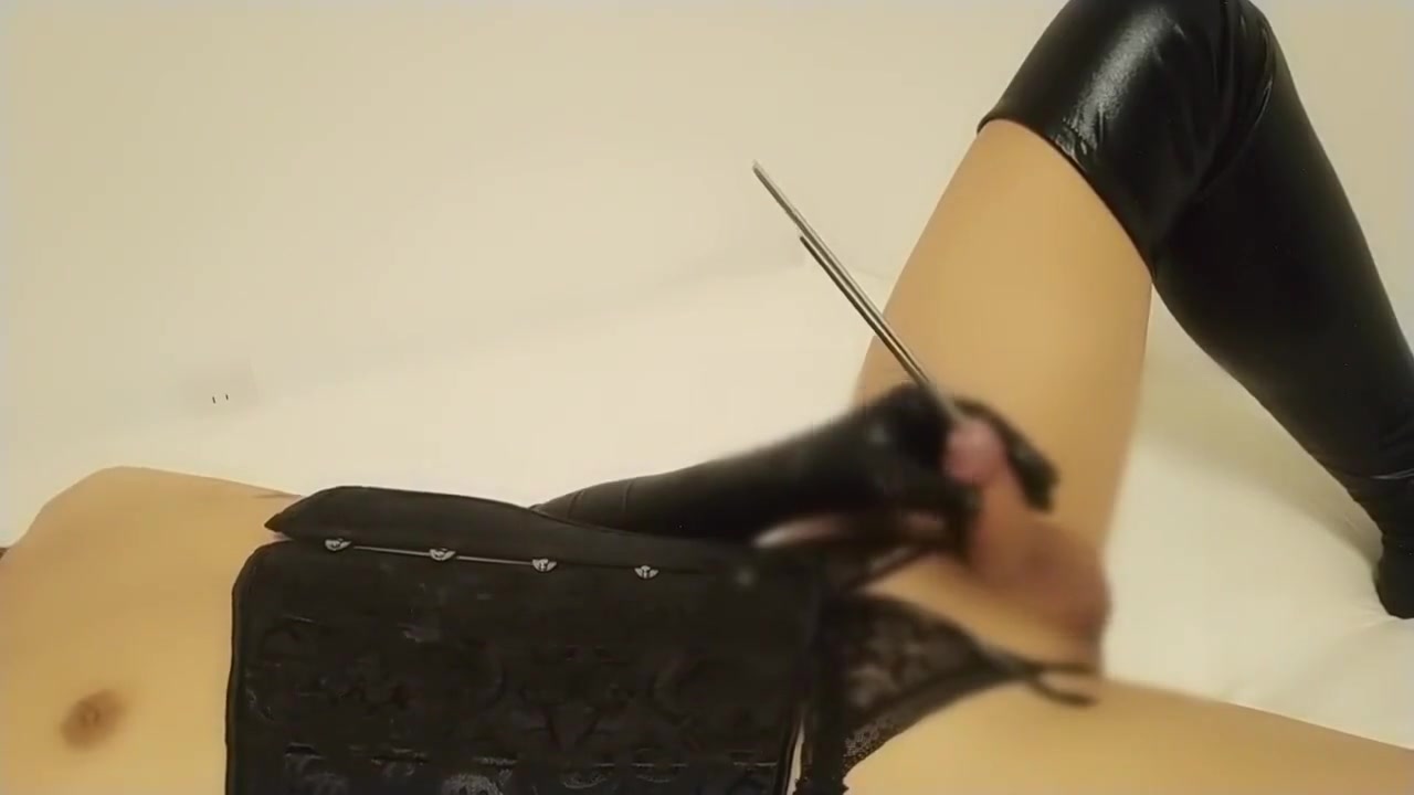 偽娘　尿道扩张手淫　bougie 8mm