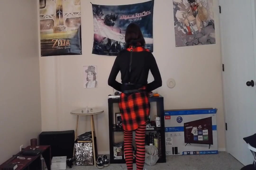 Gothic Azzy Stripping