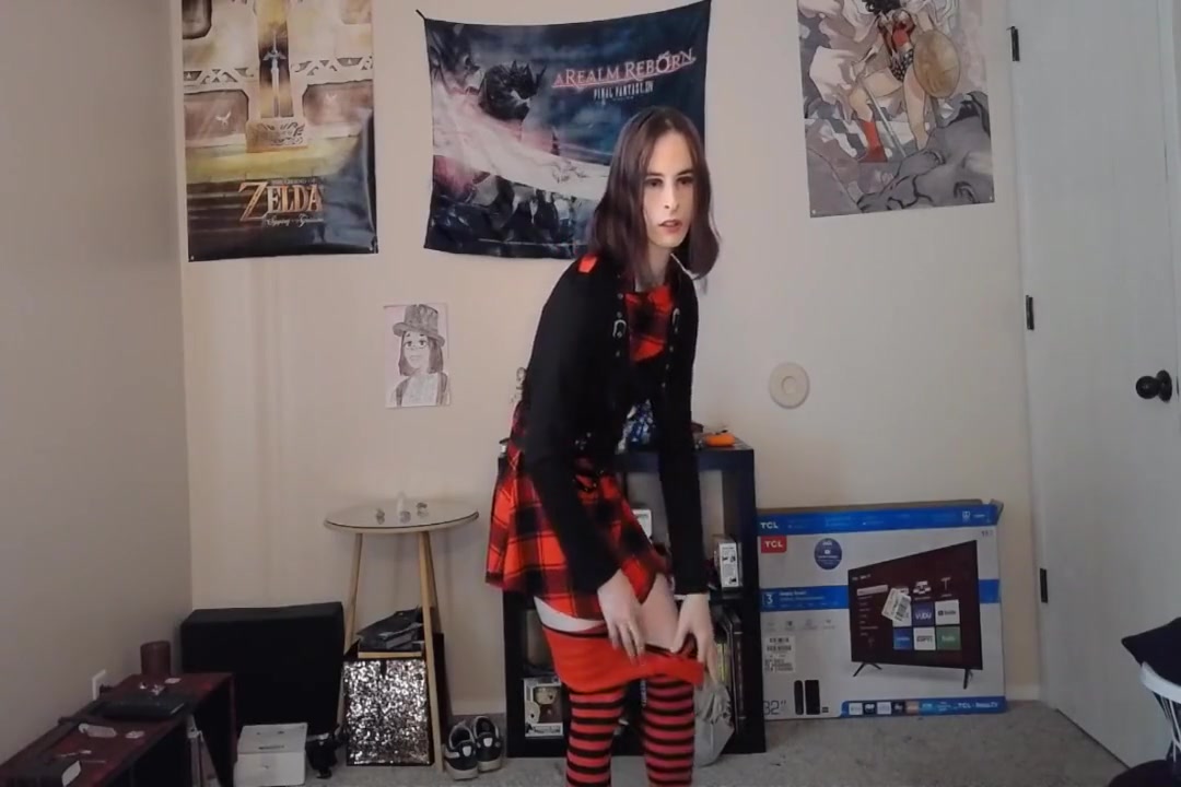 Gothic Azzy Stripping