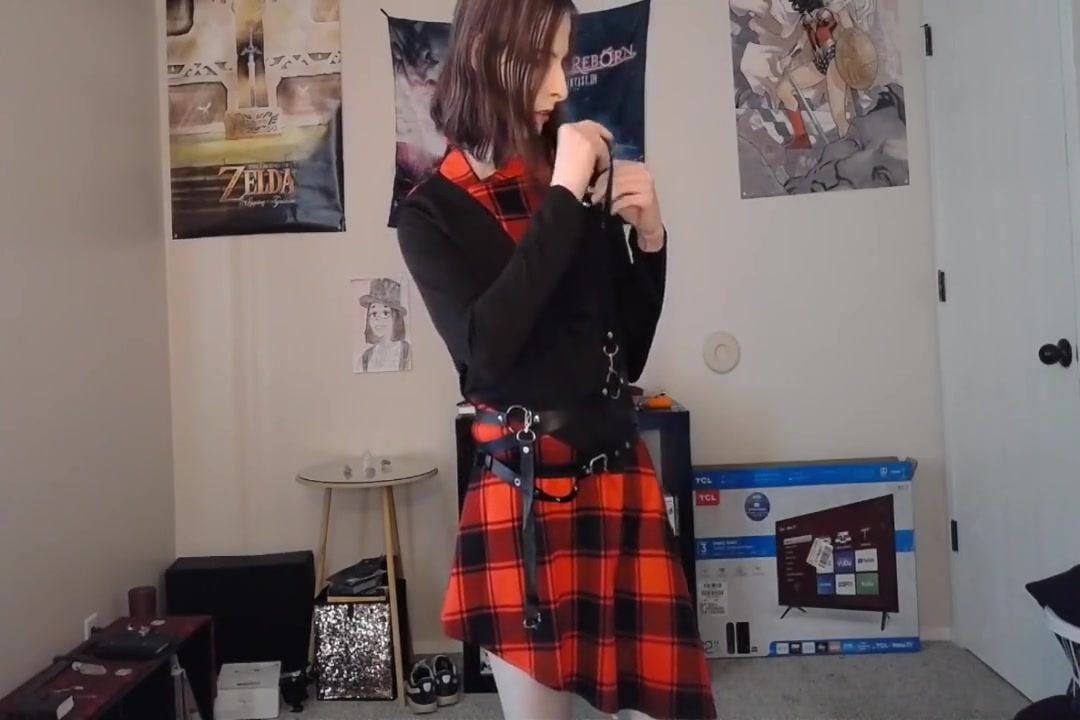 Gothic Azzy Stripping