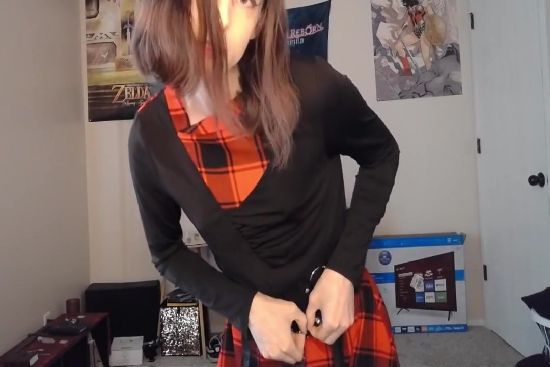 Gothic Azzy Stripping