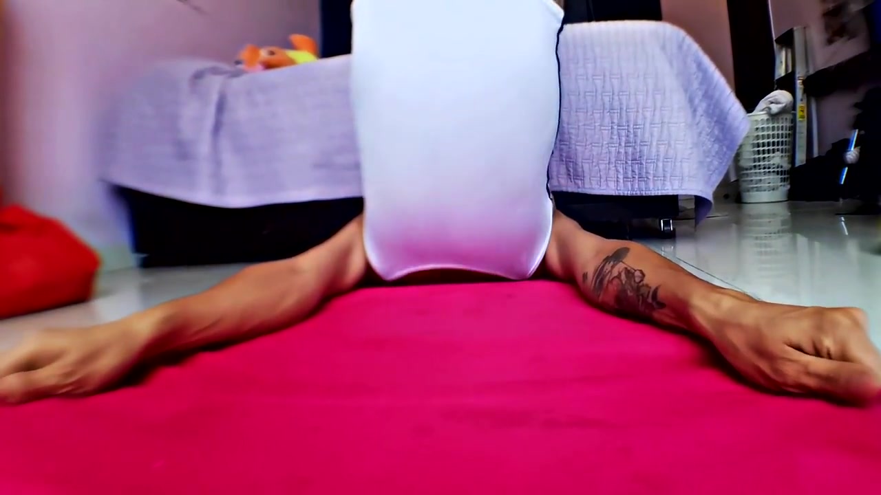 In Chastity Cage And Butt Plug