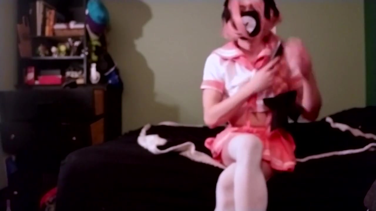 Cute Asstolfo Cosplaying Femboy Teases And Fucks Self With Hairbrush