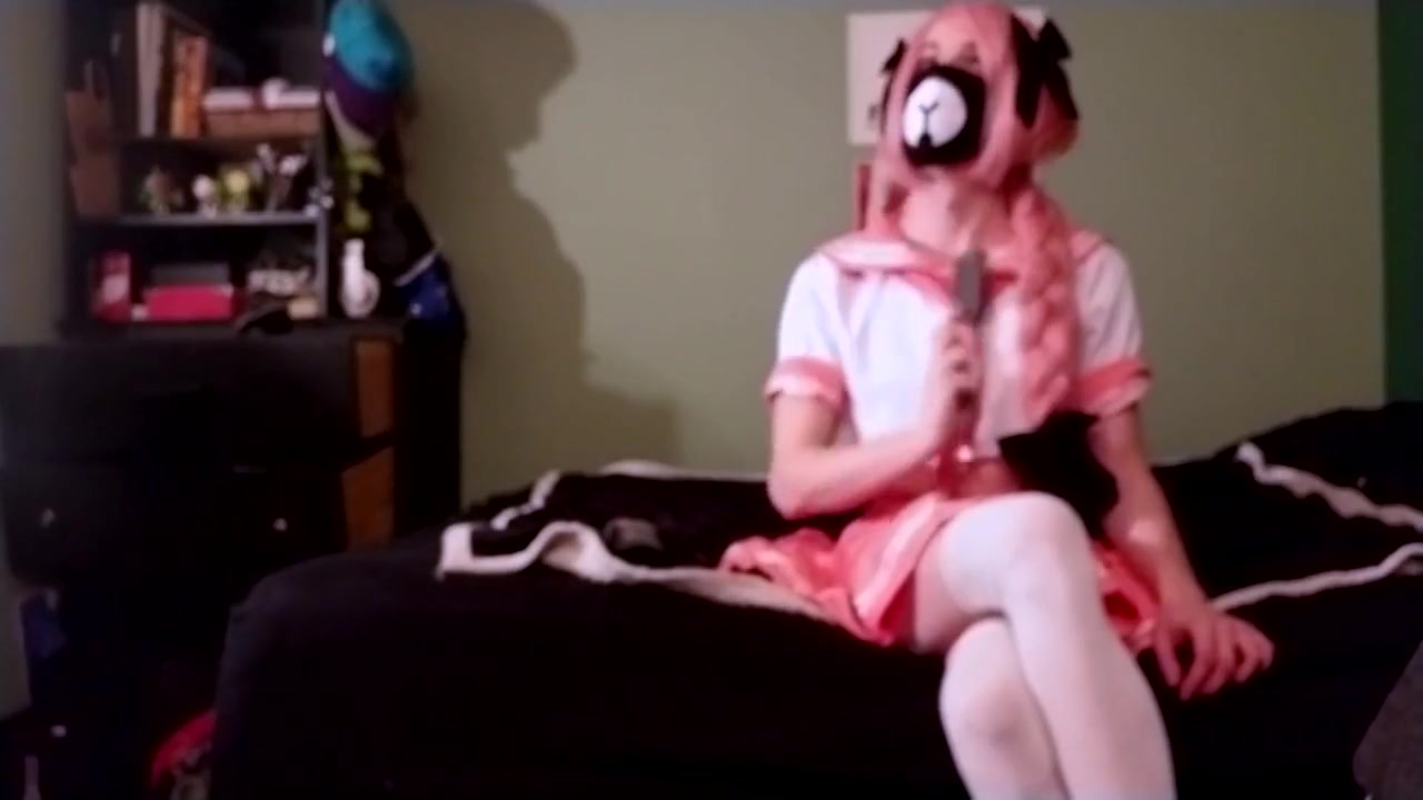 Cute Asstolfo Cosplaying Femboy Teases And Fucks Self With Hairbrush