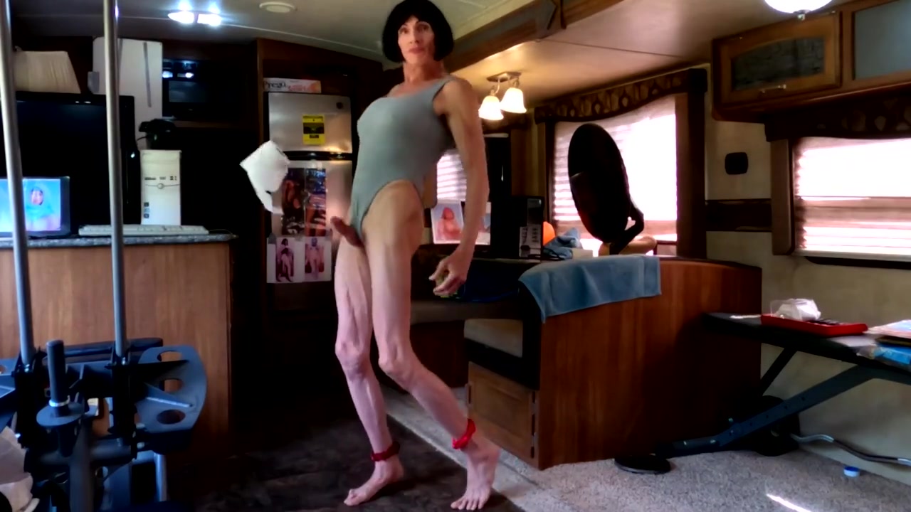 Alexandria Self-pleasures Lift Weights Dances At End) Actual-factual Masturbates