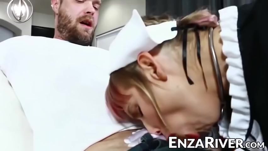 Tranny Maid Disciplined For Being Naughty With River Enza