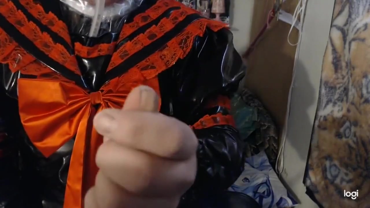 Pvc Rubber Sissy Breathplay And Pillow Hump