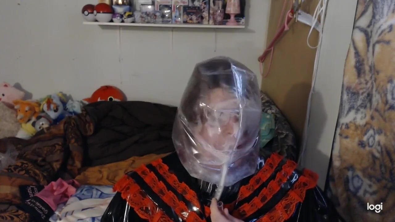 Pvc Rubber Sissy Breathplay And Pillow Hump