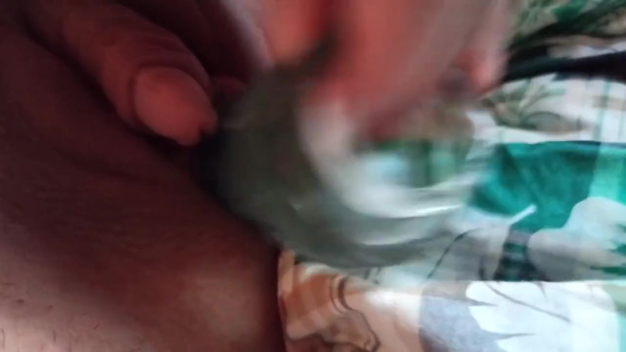 Pulling A Spiked Condom Over My Dildo And Fucking My Wet Hole