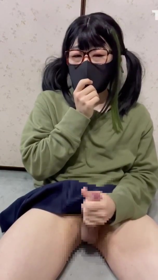 Asian Femboy Sui Busted A Nut From Her Hard Dick!