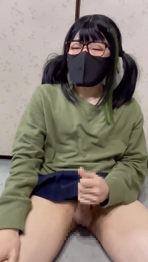 Asian Femboy Sui Busted A Nut From Her Hard Dick!