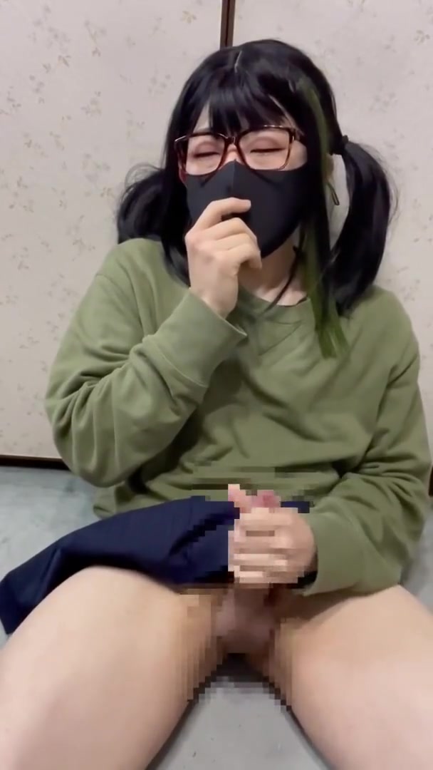Asian Femboy Sui Busted A Nut From Her Hard Dick!