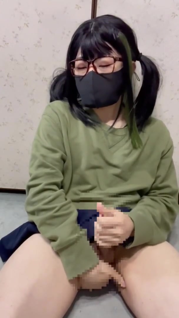 Asian Femboy Sui Busted A Nut From Her Hard Dick!