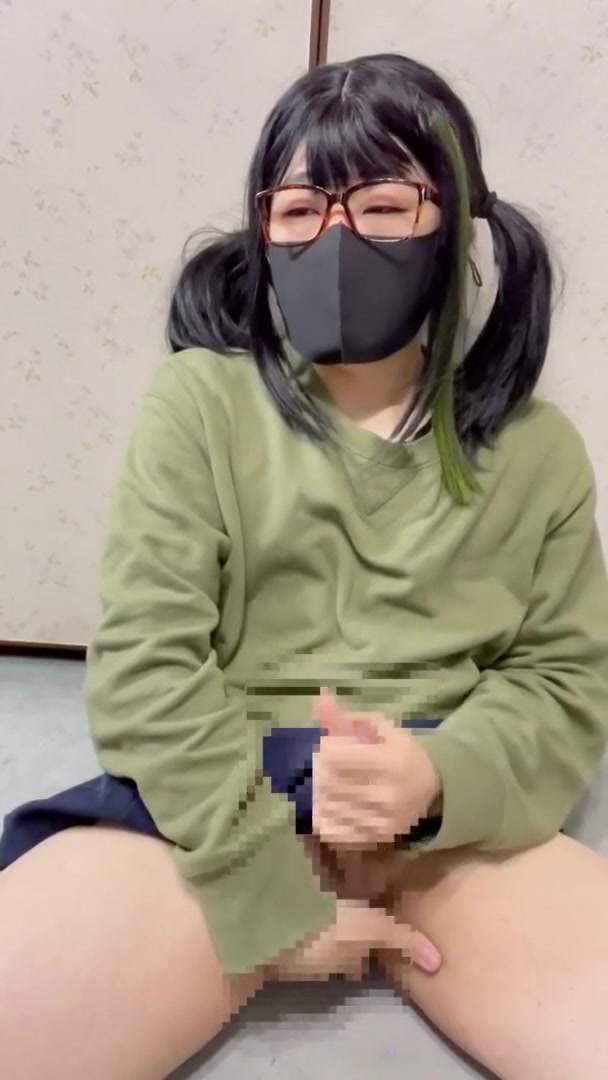 Asian Femboy Sui Busted A Nut From Her Hard Dick!