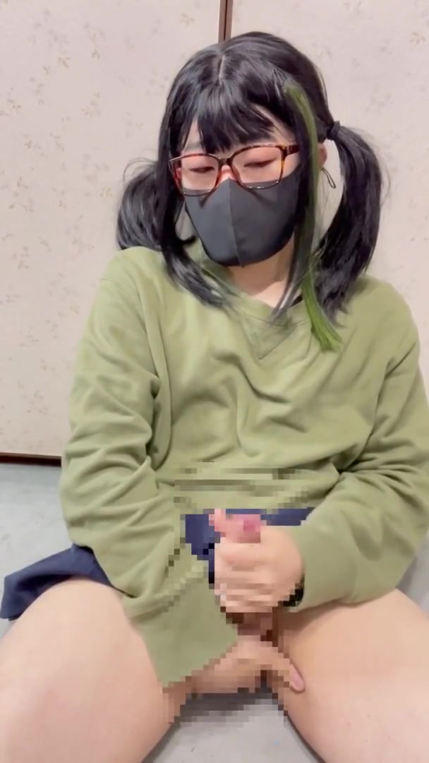 Asian Femboy Sui Busted A Nut From Her Hard Dick!