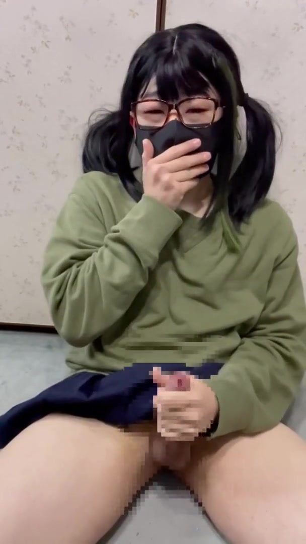 Asian Femboy Sui Busted A Nut From Her Hard Dick!