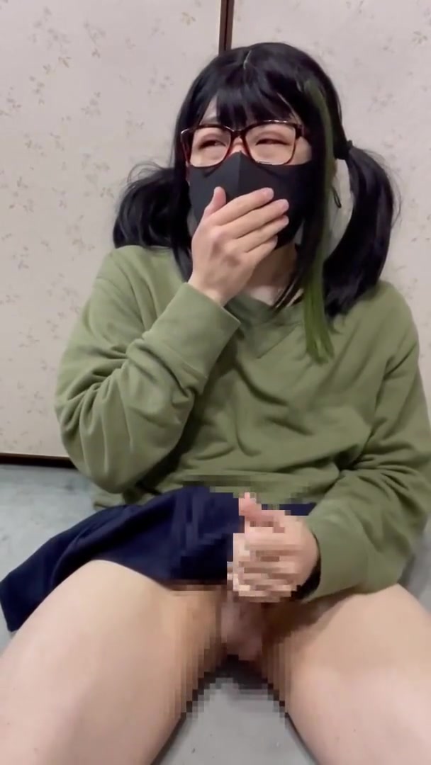 Asian Femboy Sui Busted A Nut From Her Hard Dick!