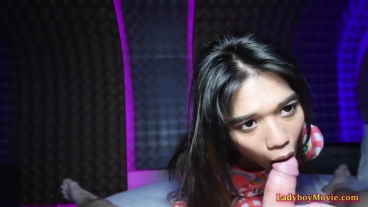 Cute Ladyboy Pop Blows Thick Dick And Ass Barebacked - Thai Lady
