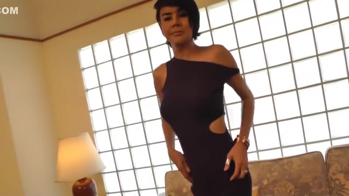 Leaked Full Video Of Ladyboy Lyanda Strips Black Dress And Strokes Her Shaved Cock