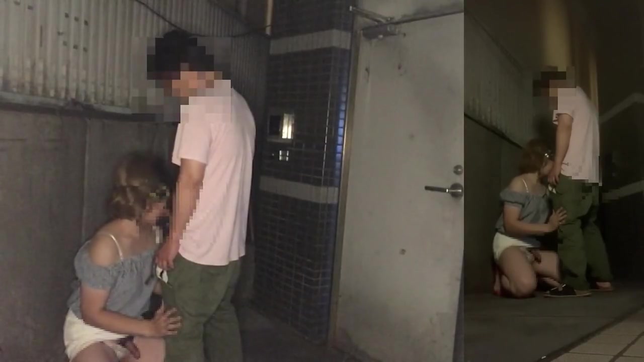 Japanese Crossdresser Ayumi Blowjob Analsex Cum Fucking Outside 021