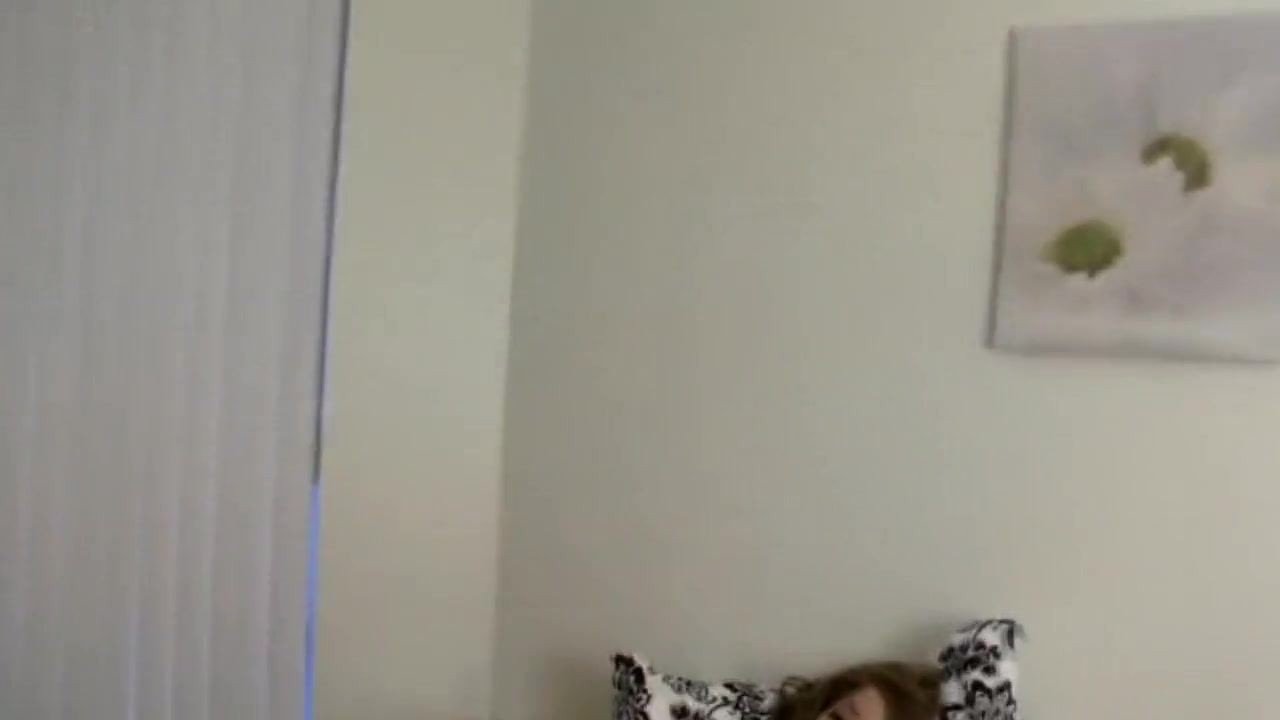 Mia Strokes In Bed!